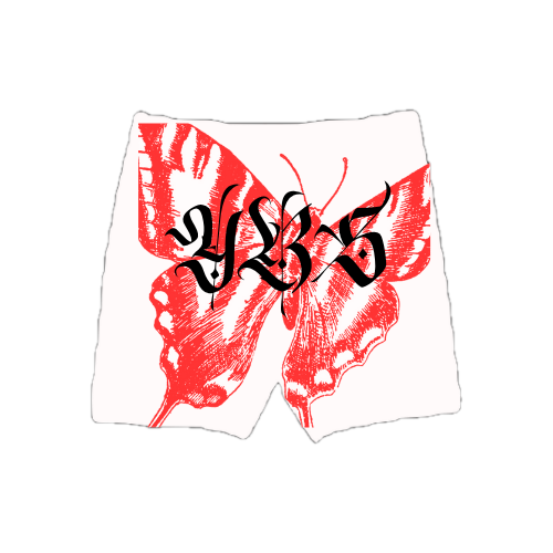 YBS Butterfly T-Shirt & Shorts - White