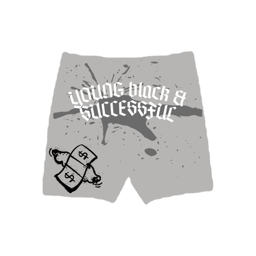 YBS 3 Heavyweight T-Shirt & Shorts - Grey