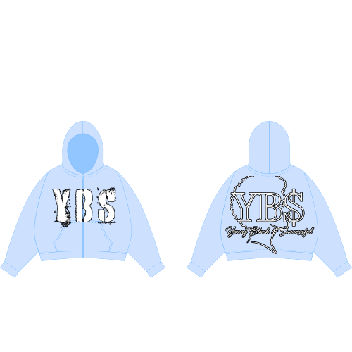 YBS Hoodie & Joggers - Baby Blue