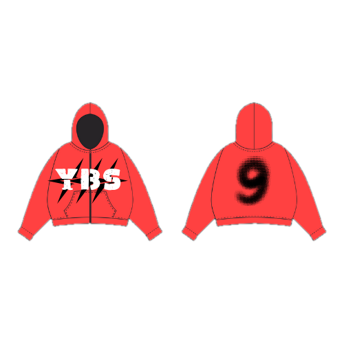 YBS 9 Heavyweight Hoodie & Joggers - Red