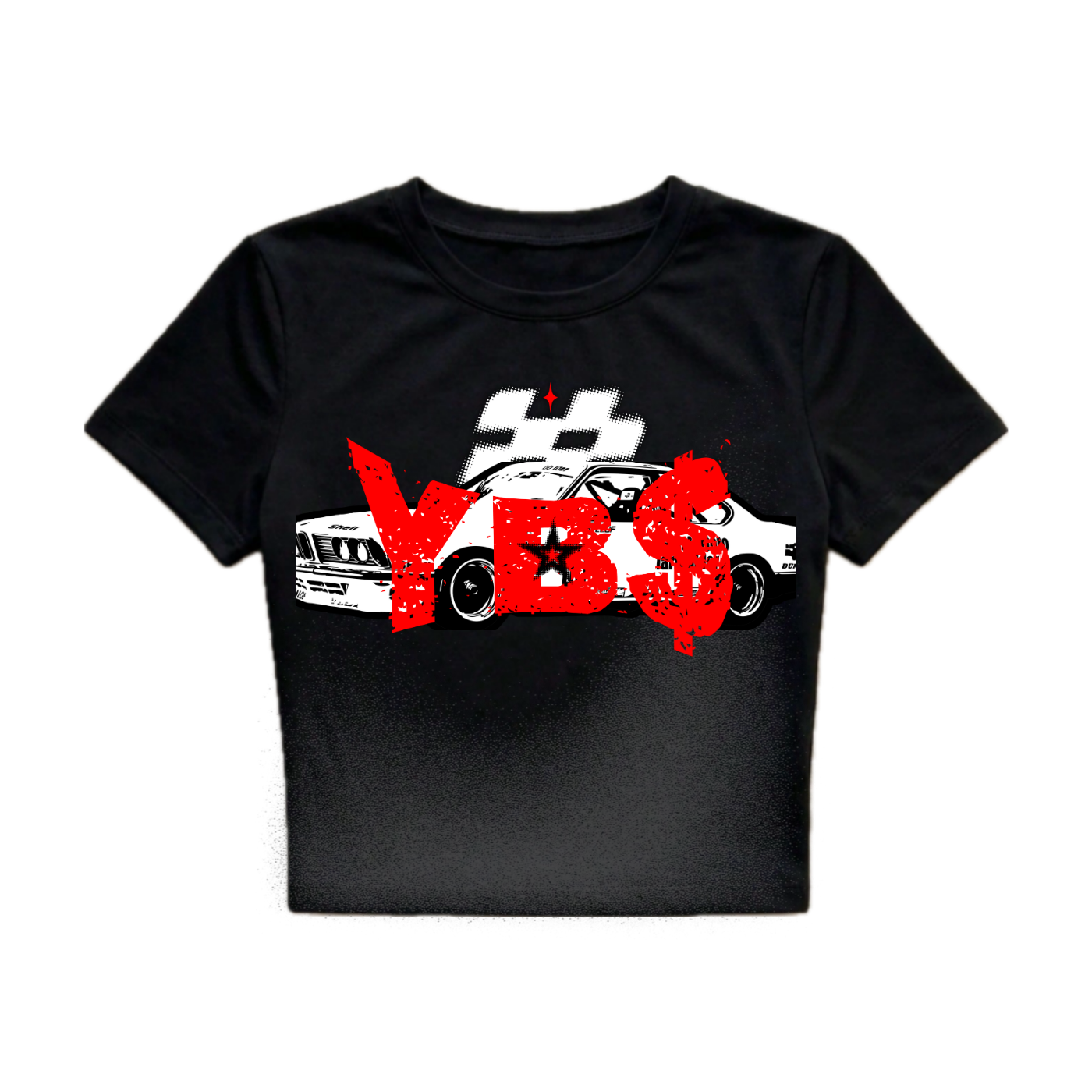 Motor Sport Trust The Process Biker T-Shirt - Black